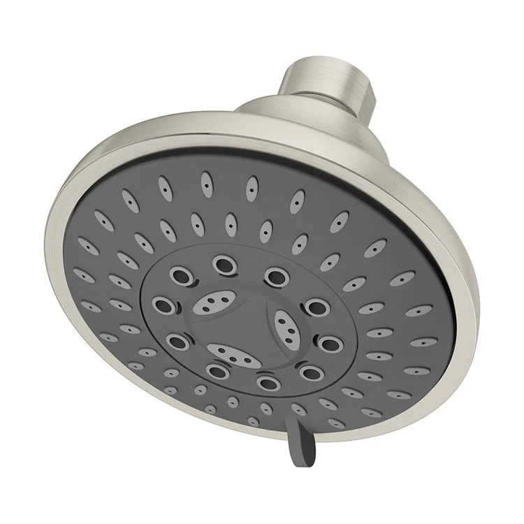 Showerhead Elm 5 Function Polished Chrome 4 Inch 1.5 Gallons per Minute Fixed Wide Soft Massage Jet Full Spray - Frankwebs