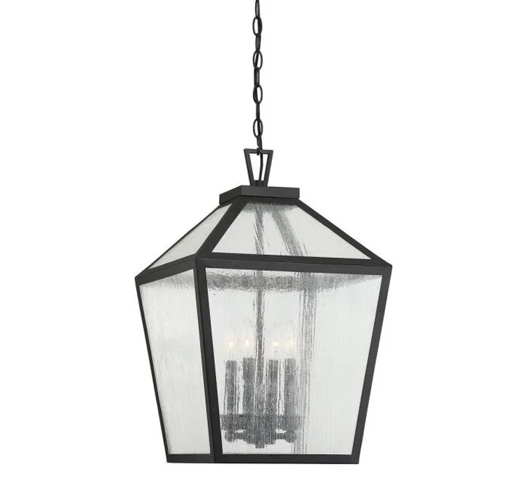 Woodstock Four-Light Outdoor Hanging Lantern - Frankwebs
