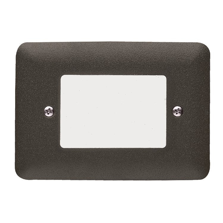 Single-Lamp Outdoor 2700K LED Mini Step Light without Louvers - Frankwebs