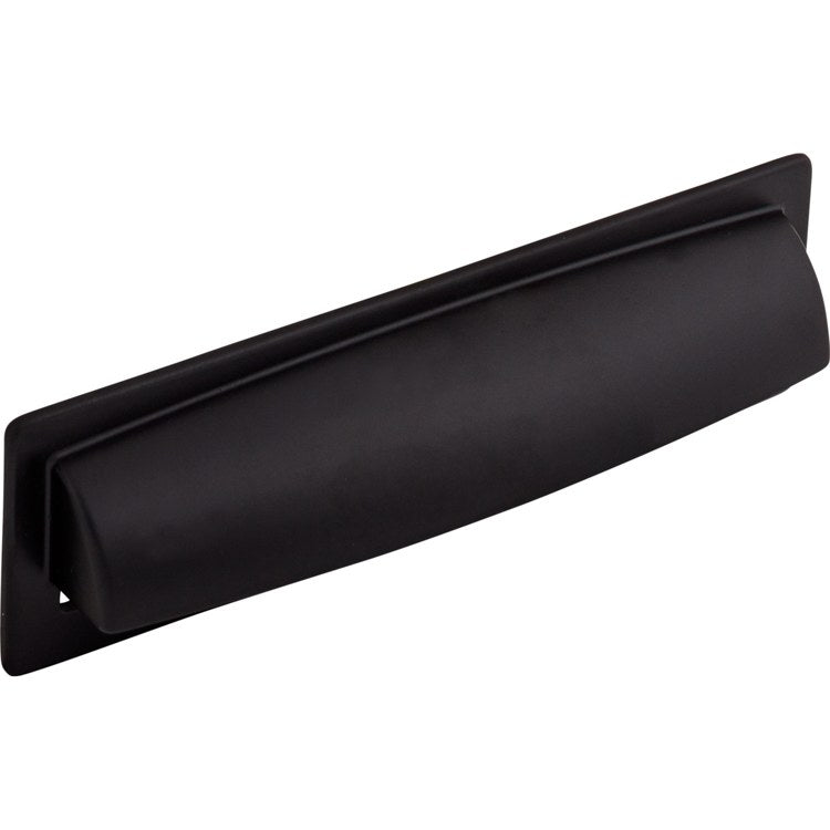 Pull Lynwood Hollin Cup for Decorative Hardware Flat Black Zinc Alloy 5-1/16 Inch - Frankwebs