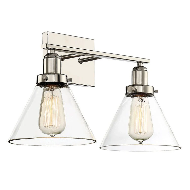 Drake Two-Light Bathroom Vanity Fixture - Frankwebs