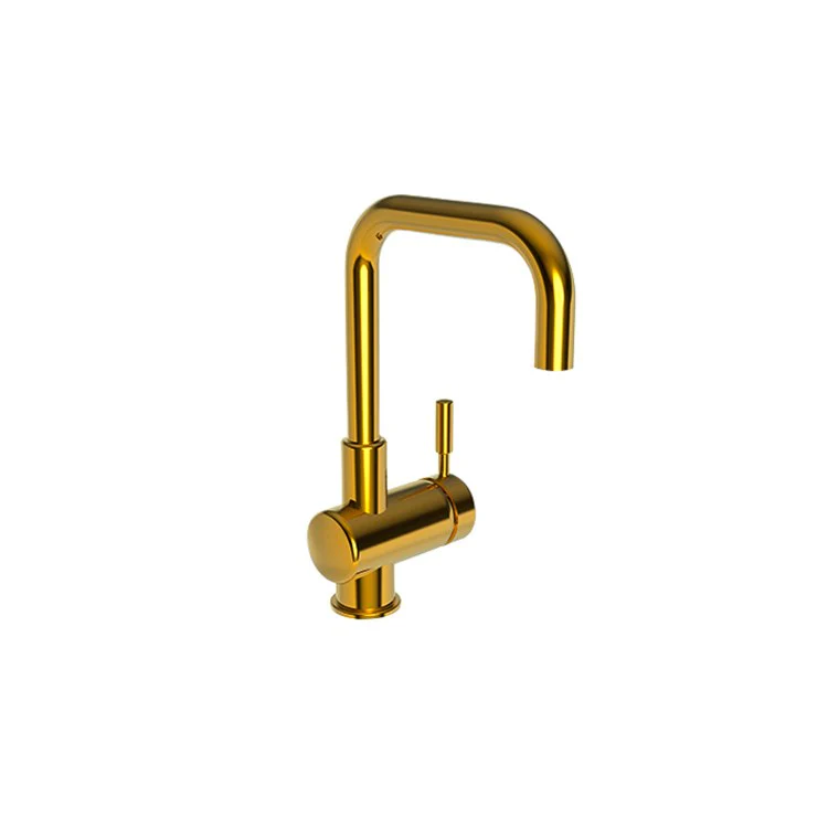 East Square Single Handle Bar/Prep Faucet - Satin Gold PVD - Frankwebs