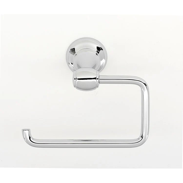 Toilet Paper Holder Royale Bath Single Post Polished Nickel Brass 5-1/2 Inch 3-1/2 Inch Wall Mount - Frankwebs