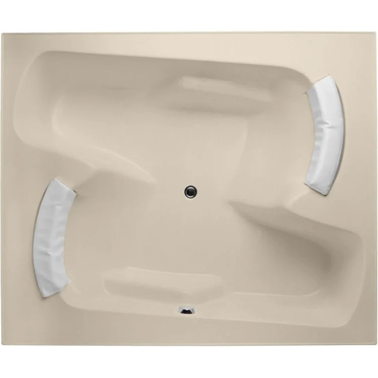 Air Tub Designer Collection Penthouse Drop-In Almond Rectangle 8 Jet Gelcoat 72 x 59-3/4 x 20 Inch - Frankwebs