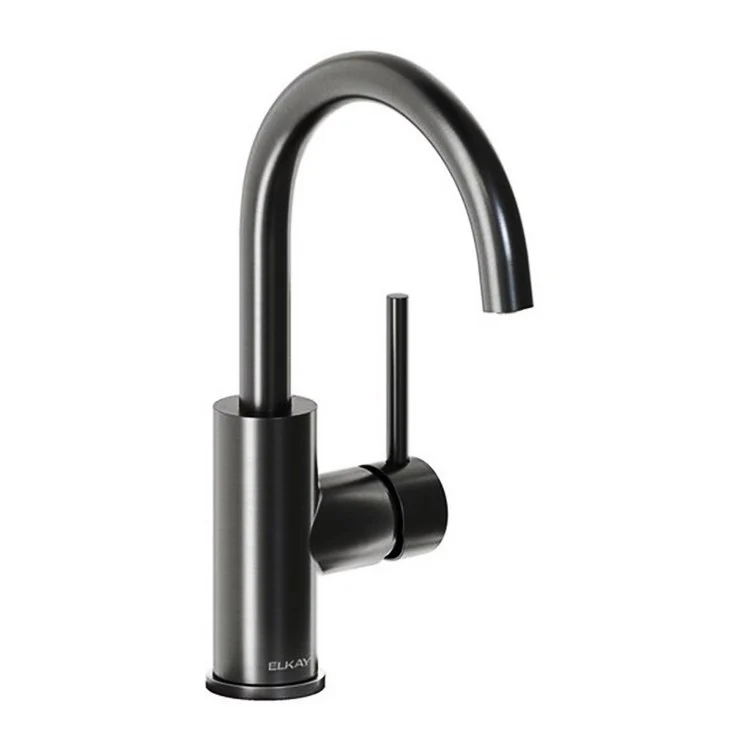 Bar Faucet Avado Deck Mount 1 Lever ADA Lustrous Steel Spout Type Gooseneck - Frankwebs