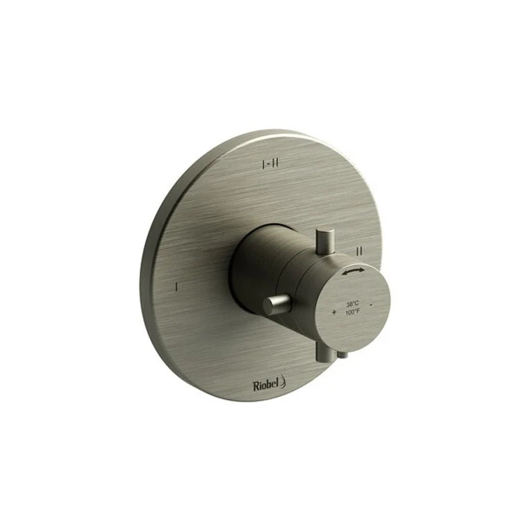 Thermostatic and Pressure Balance Valve Trim Pallace 1/2 Inch Round 2-Way 3 Function 1 Cross Chrome - Frankwebs
