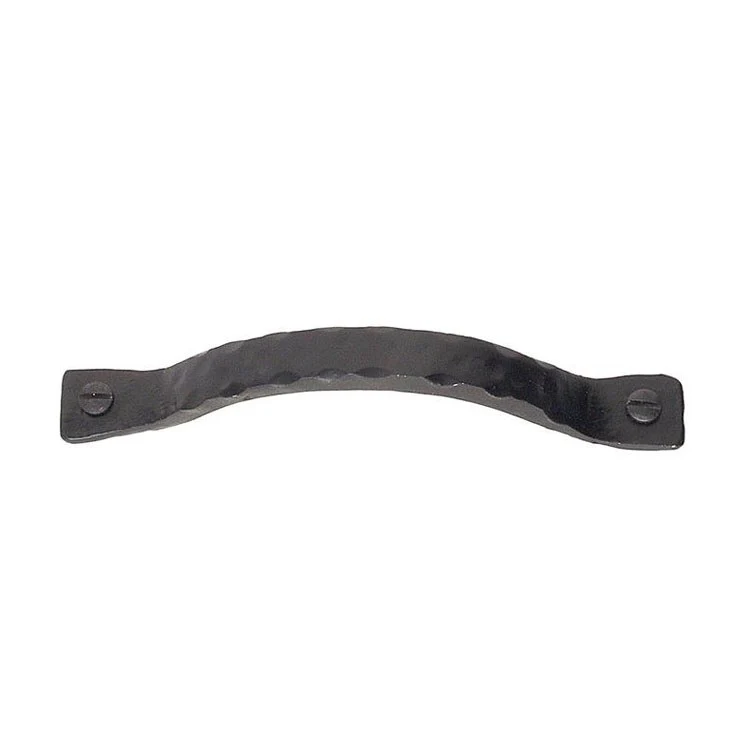 Pull Arch Handle Black Wrought Iron 3-7/8 Inch Center to Center 4-5/8 x 1/4 x 1-1/4 Inch - Frankwebs