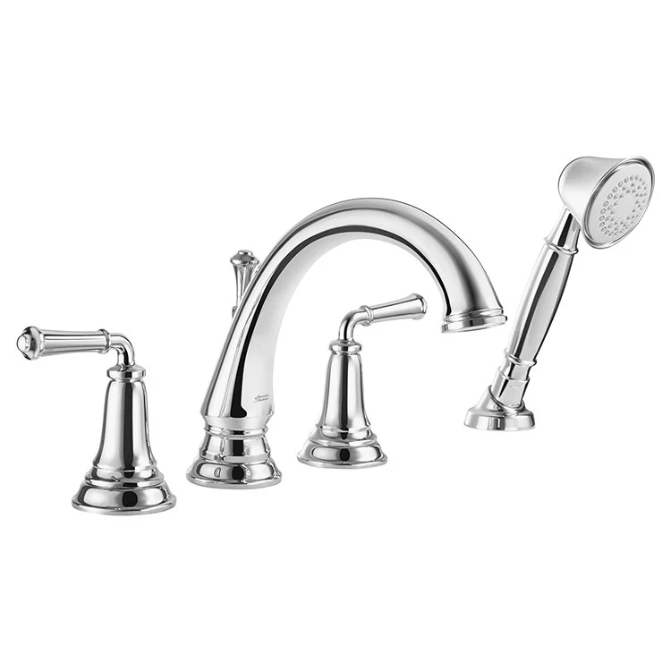 Delancey Two Handle Roman Tub Faucet with Handshower for Flash Valve - Frankwebs