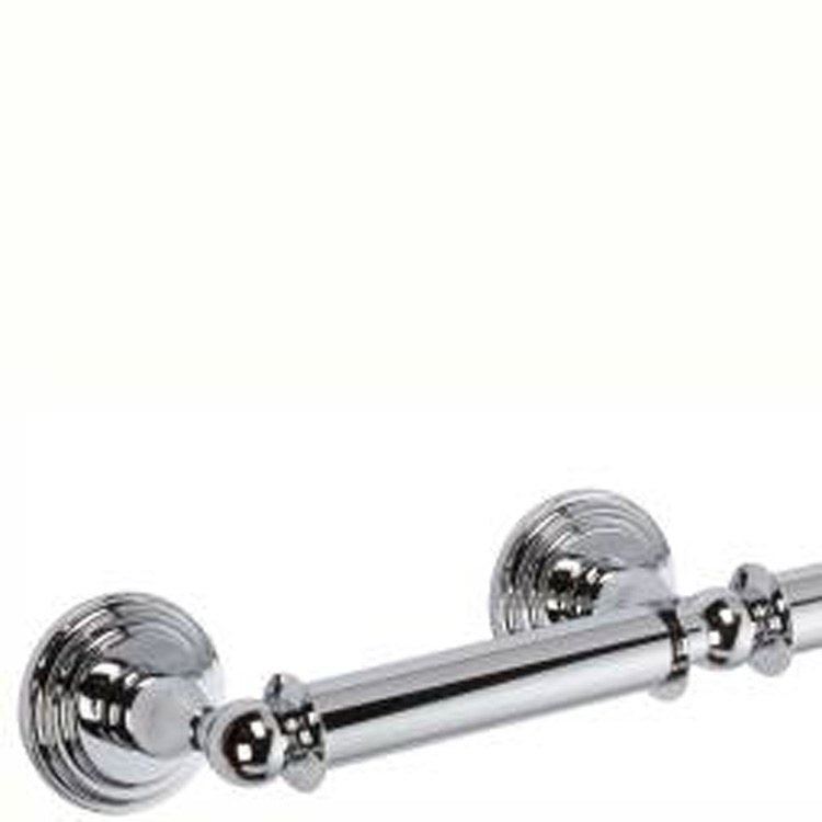 Toilet Paper Holder Chelsea 3 Post Double Spring Loaded Polished Chrome Brass 12 Inch 3-3/4 Inch Wall Mount - Frankwebs