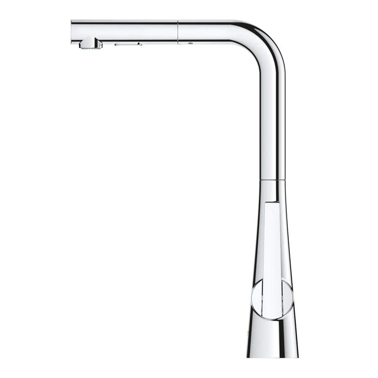 Zedra/Ladylux Single Handle Pull-Out Kitchen Faucet with Dual-Function Spray Head - Frankwebs