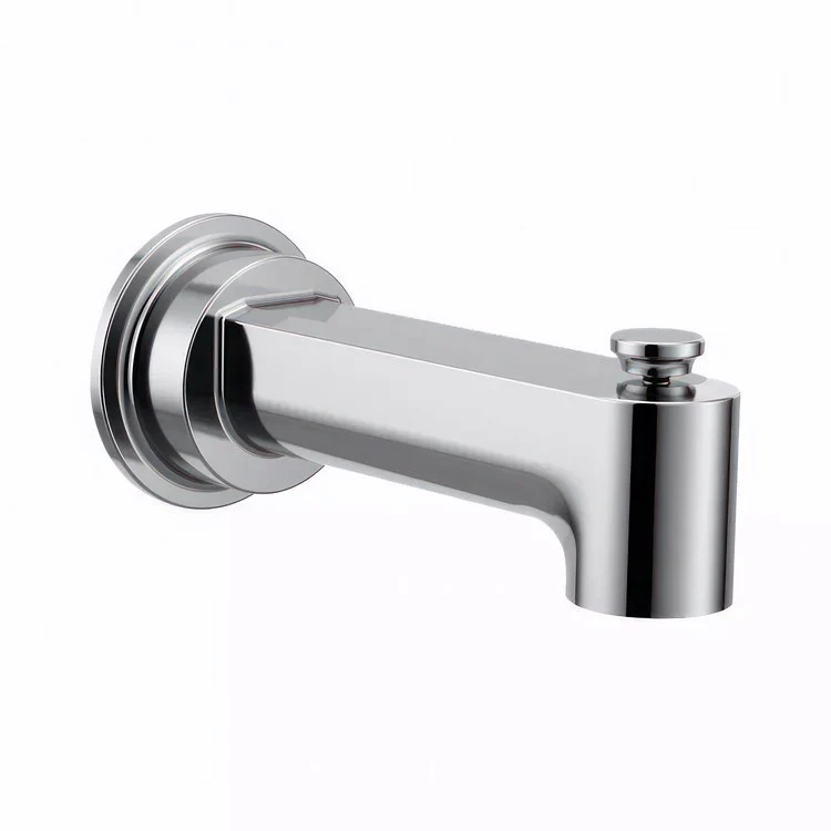 Tub Spout Greenfield Pull Up Matte Black 7-3/8 Inch Metal - Frankwebs