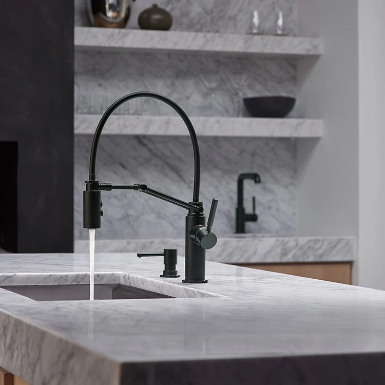 Solna Single Handle Articulating Kitchen Faucet - Frankwebs