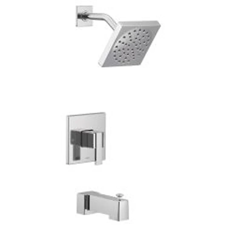 Tub and Shower Trim 90 Degree M-Core 2-Series 1 Lever Chrome ADA Slip Fit Diverter - Frankwebs