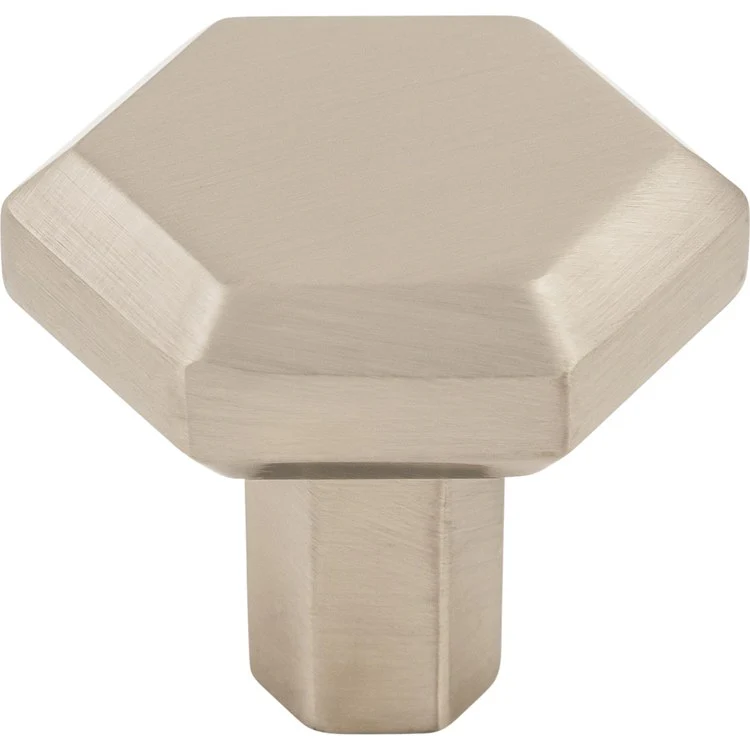 Knob Serene Lydia Hex for Decorative Hardware Ash Gray Zinc Alloy 1-1/4 Inch - Frankwebs