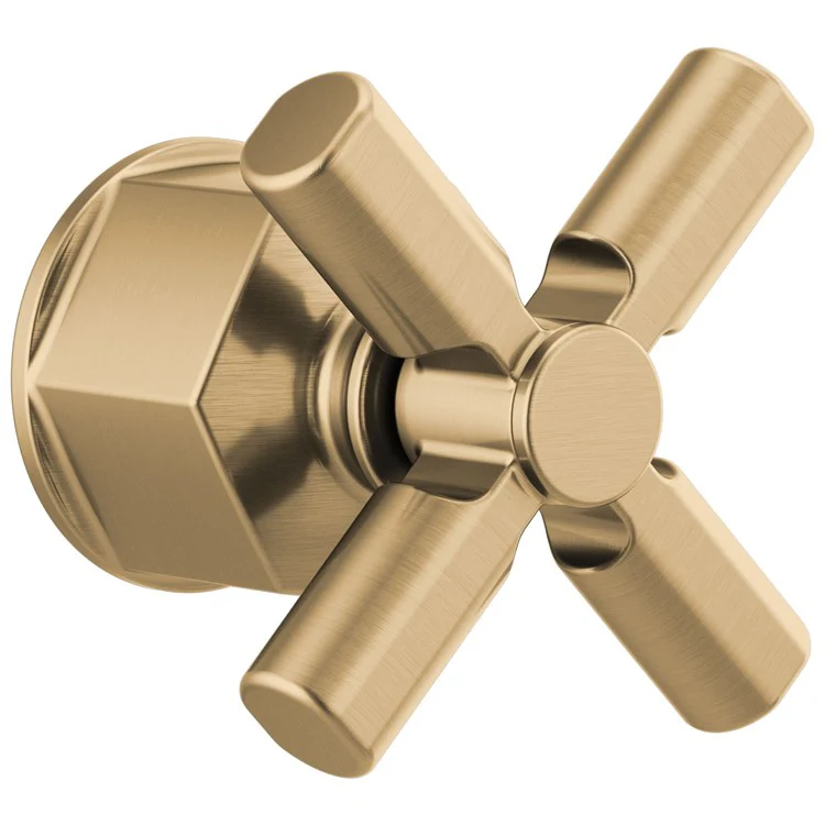 Handle Kit Invari Zinc 1 Cross Brilliance Luxe Steel for Sensori Thermostatic Valve Trim 4 Inch - Frankwebs