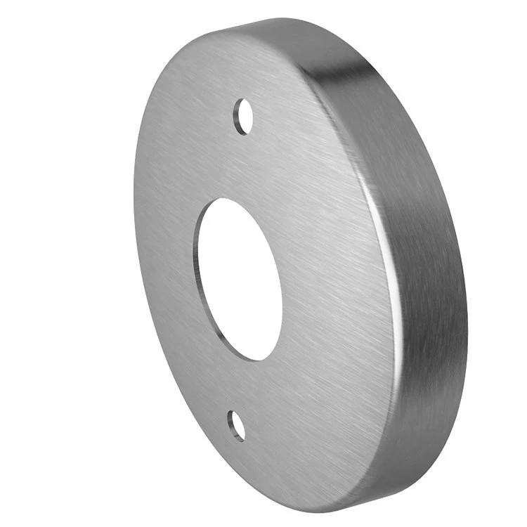 Exposed Mount Stainless Steel Shower Rod Flanges Set of 2 - Frankwebs