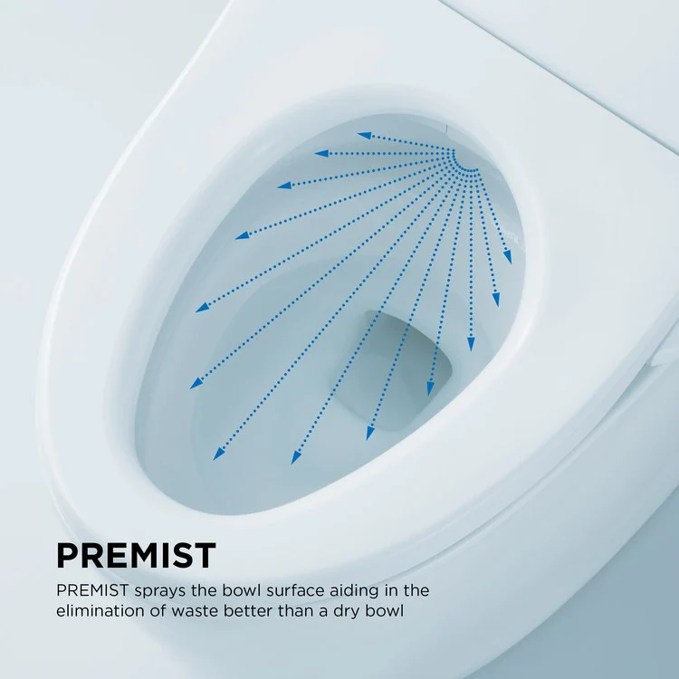 Toilet Vespin II 2 Pieces Universal Height Cotton Elongated ADA 30 Inch 1.28GPF 12 Inch Rough-In Tornado Left Hand Washlet+C2 - Frankwebs