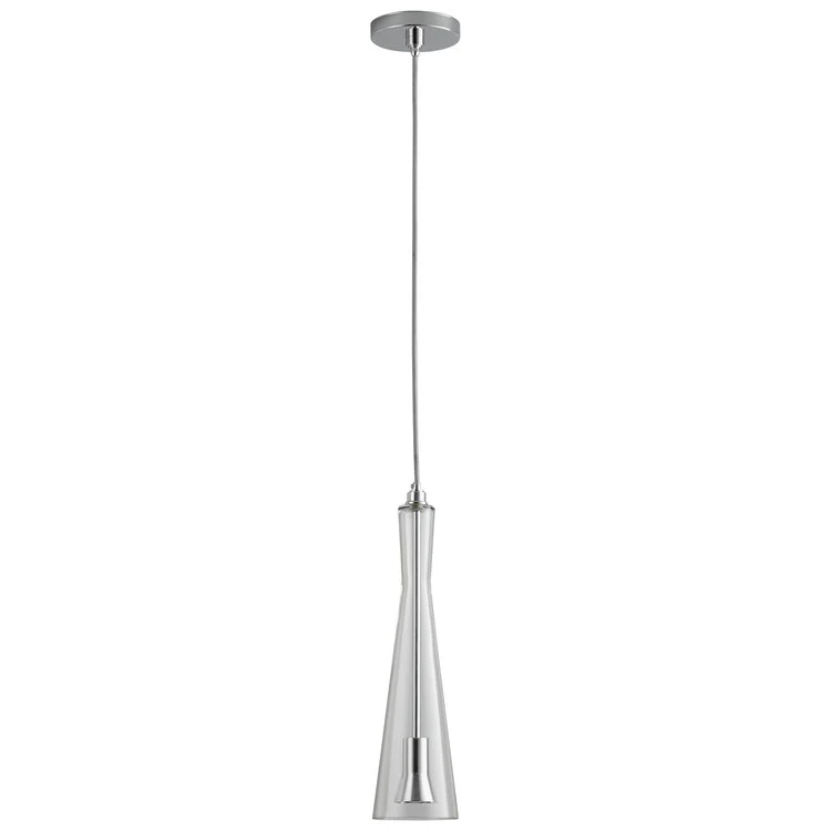 Cornet Single-Light Mini Pendant - Clear Glass - Frankwebs