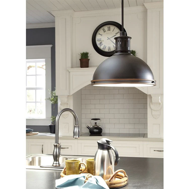 Pratt Street Metal Single-Light LED Pendant - Frankwebs