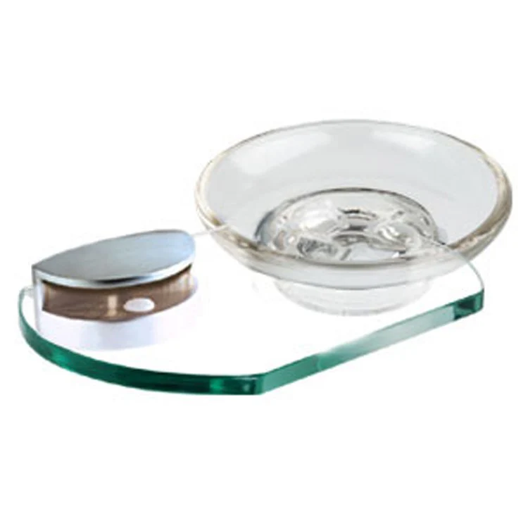 Soap Dish Euro Bath Satin Nickel Concealed Wall Mount 4-9/16 x 6-11/16 Inch - Frankwebs