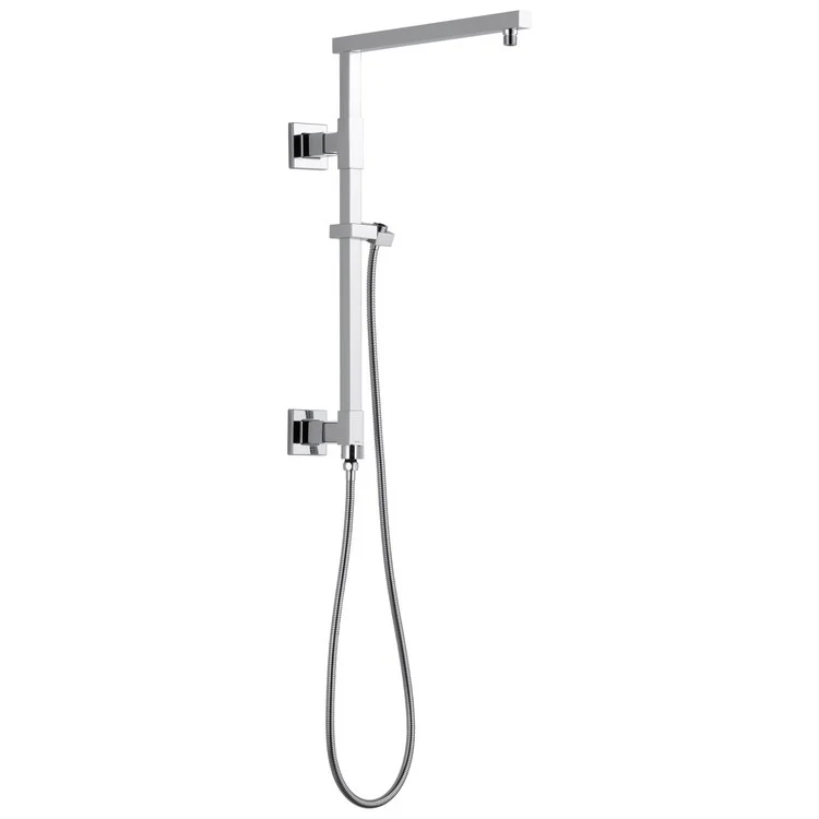 Shower Column Emerge Universal Showering Components Angular Matte Black 18 Inch - Frankwebs