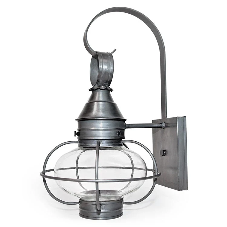 Caged Onion Single-Light Medium Outdoor Wall Lantern - Frankwebs
