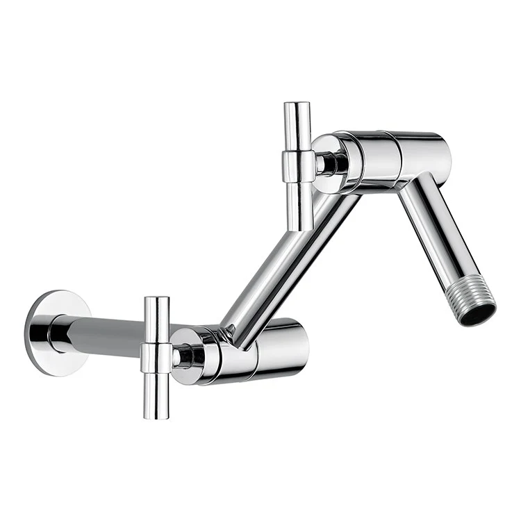Litze Replacement Dual-Joint Shower Arm with Flange - Frankwebs