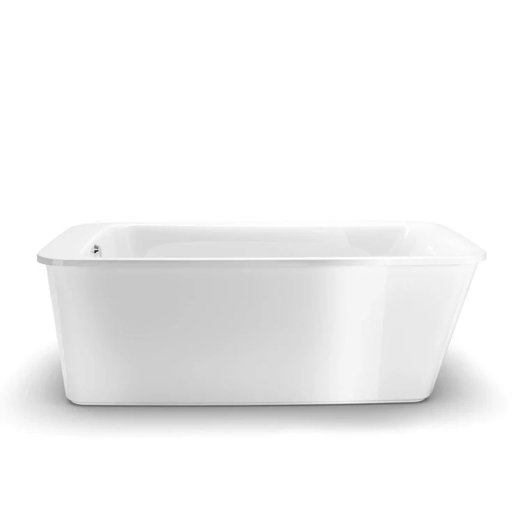 Freestanding Tub Lounge 64 x 34 Inch White End Rectangular - Frankwebs