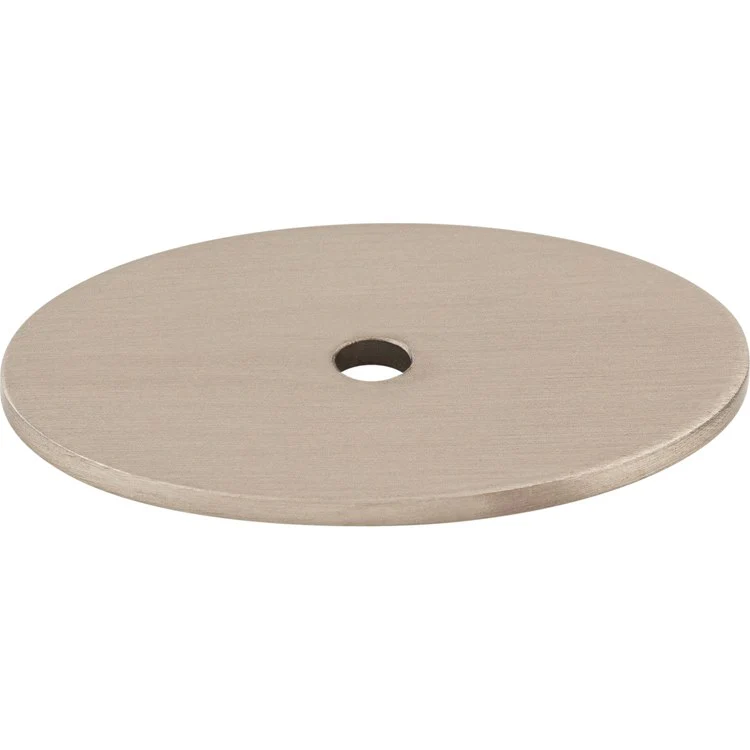 Backplate Sanctuary Oval 1-3/4 Inch Brushed Satin Nickel Steel TK62BSN - Frankwebs