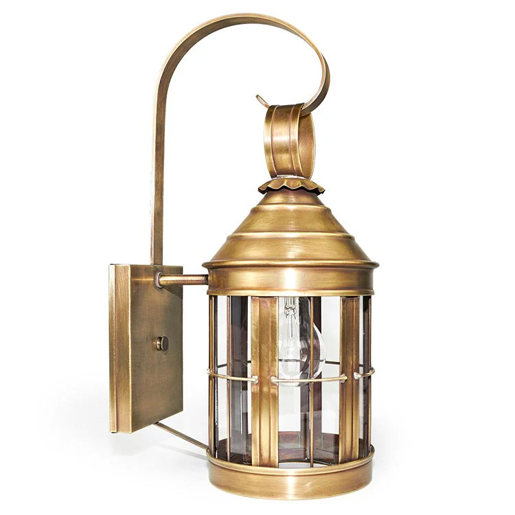 Heal Single-Light Outdoor Cone-Top Wall Lantern with Top Scroll - Frankwebs