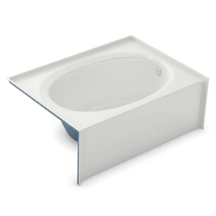 Tub 60 x 42 x 21 Inch Skirt Right Drain White AcrylX - Frankwebs