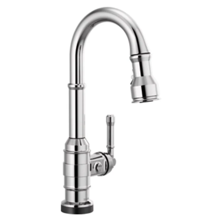Prep Faucet Broderick 8 Inch Spread 1 Lever WaterSense ADA Arctic Stainless High Arc Gooseneck Pull Down 360 Degree Swivel 1 Hole Touch2O - Frankwebs