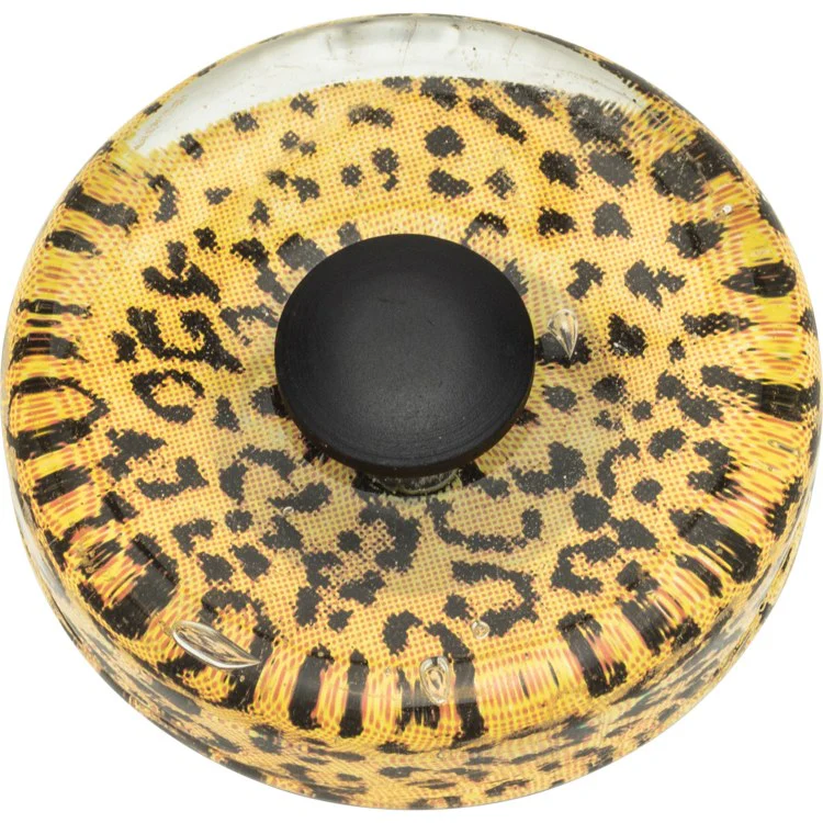 Knob Atlas Cheetah Glass Round Matte Black Brass & Glass 1-1/2 Inch - Frankwebs