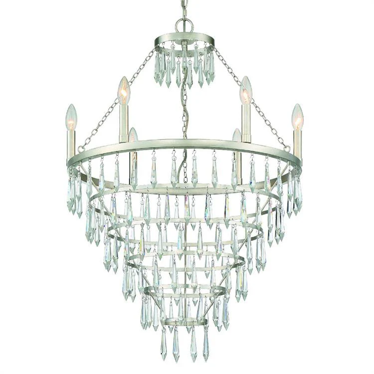 Lucille Six-Light Chandelier - Frankwebs