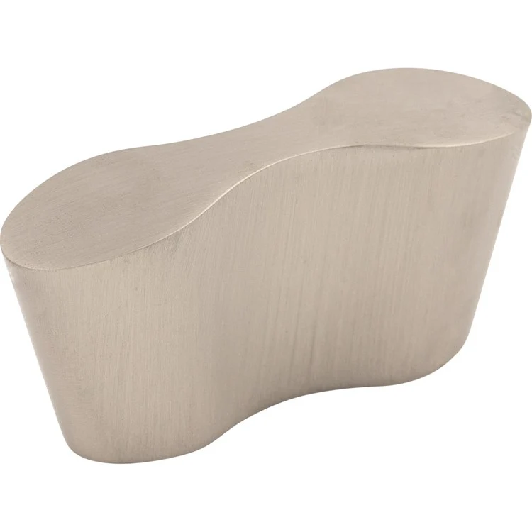 Knob Nouveau Infinity Brushed Satin Nickel Zinc Alloy 2-1/8 x 4/7 x 1 Inch 1 Inch - Frankwebs