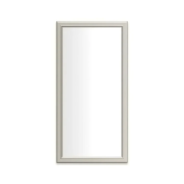 Medicine Cabinet Main Line 20 x 40 Inch 1 Doors Framed Mirror Chrome Flat Top Bryn Mawr Frame Slow Close Hinges 4 Inch - Frankwebs