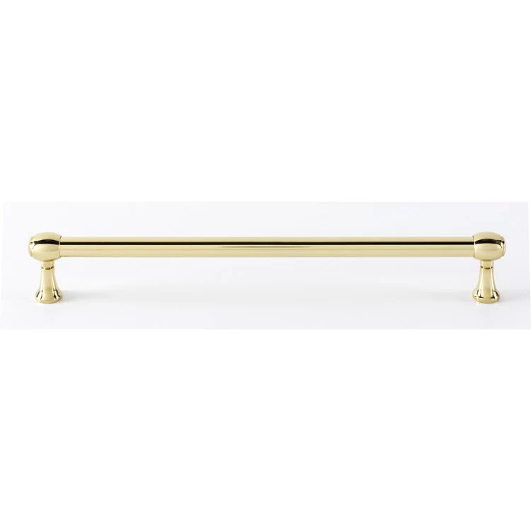 Pull Royale Polished Brass 8 Inch 8-3/4 Inch 1-1/4 Inch - Frankwebs