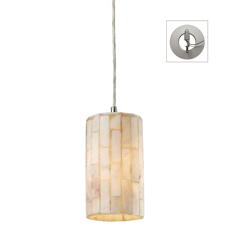 Coletta Single-Light Pendant with Recessed Light Kit - Frankwebs