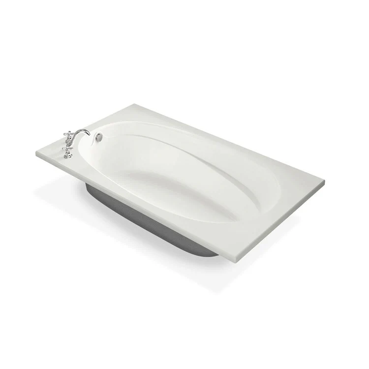 Tub Talisman 71-3/8 x 42 x 19 Inch Drop-In End White Acrylic - Frankwebs