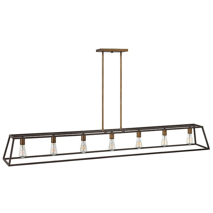 Fulton Seven-Light Stem-Hung Linear Chandelier - Frankwebs