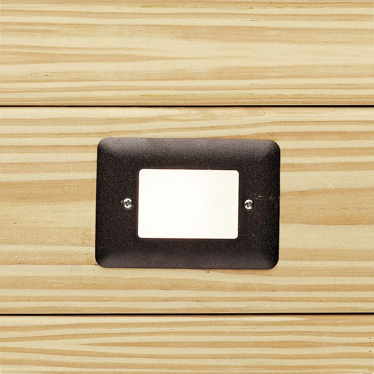 Single-Lamp Outdoor 3000K LED Mini Step Light without Louvers - Frankwebs