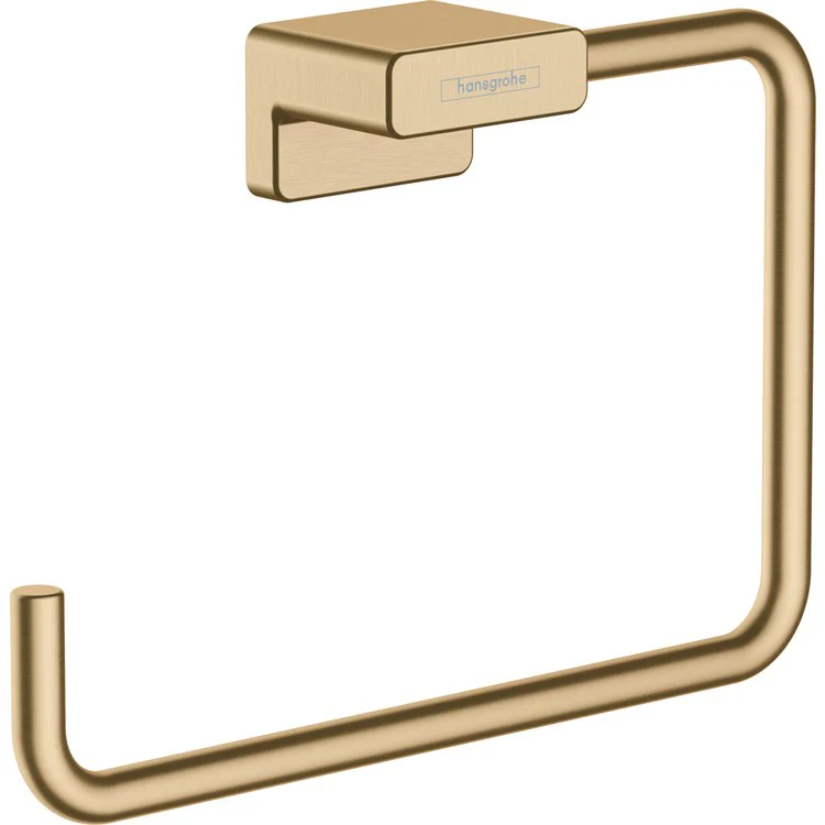 Towel Ring AddStoris 7 Inch Rectangular Brushed Bronze Metal 1-9/16 Inch - Frankwebs