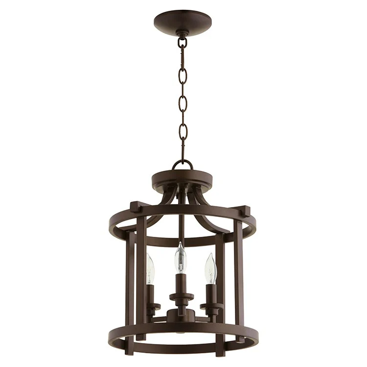 Lancaster Three-Light Convertible Semi-Flush Mount Ceiling Fixture/Pendant - Frankwebs