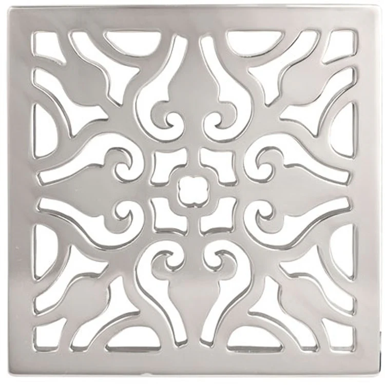 Shower Drain Tub and Shower Square Elegant 6 Inch Matte White Brass for Drain Throat 277-02 6 Inch - Frankwebs