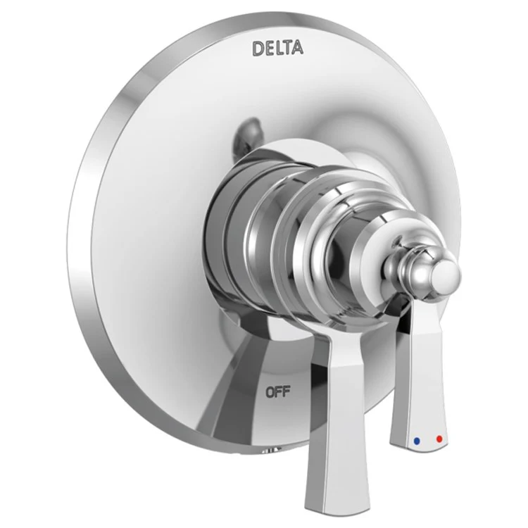 Valve Trim Dorval Monitor 17 Wall Mount 1 Lever Chrome ADA for MultiChoice Universal Rough Valve R10000 Series - Frankwebs