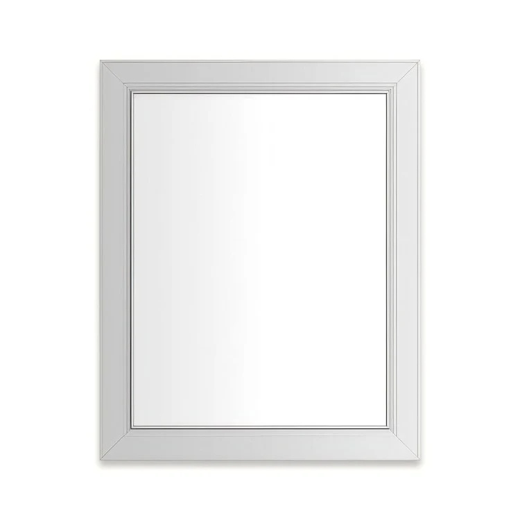 Medicine Cabinet Main Line 24 x 30 Inch 1 Doors Framed Mirror Vintage Brass Flat Top Merion Frame Slow Close Hinges 4 Inch - Frankwebs