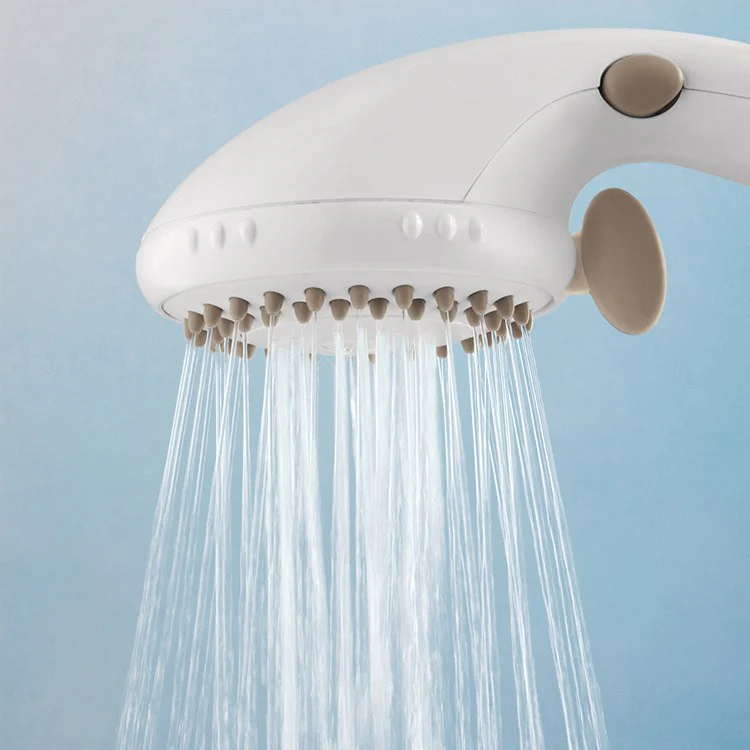 Home Care Four-Function Handshower with Soft Grip Handle/Safety Strap - Frankwebs