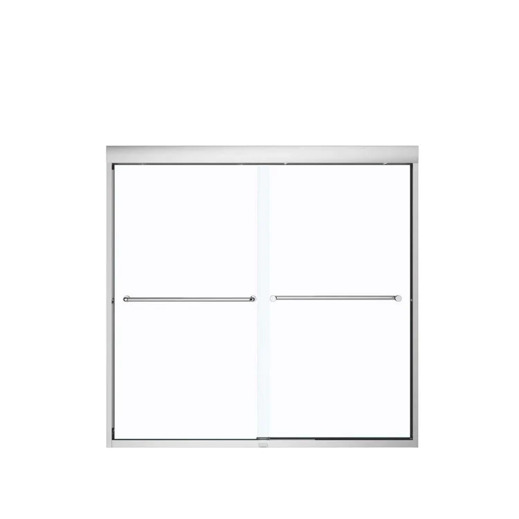 Shower Door Kameleon Sliding 59L x 57H Inch Chrome Clear 5/16 Inch 55 to 59x57 Inch - Frankwebs