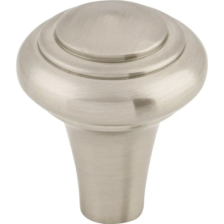 Knob Aspen II Round Brushed Satin Nickel Bronze 1 x 1 x 1-1/4 Inch 1-1/4 Inch - Frankwebs