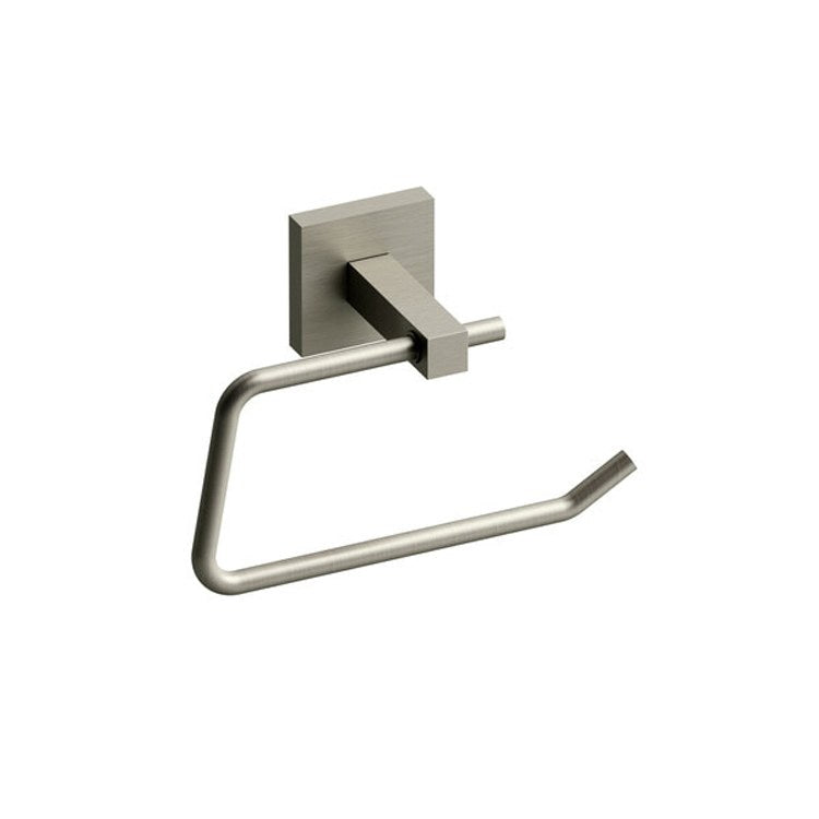 Toilet Paper Holder Kubik Chrome Zinc 6-1/4L Inch 2-3/4 Inch Wall Mount - Frankwebs